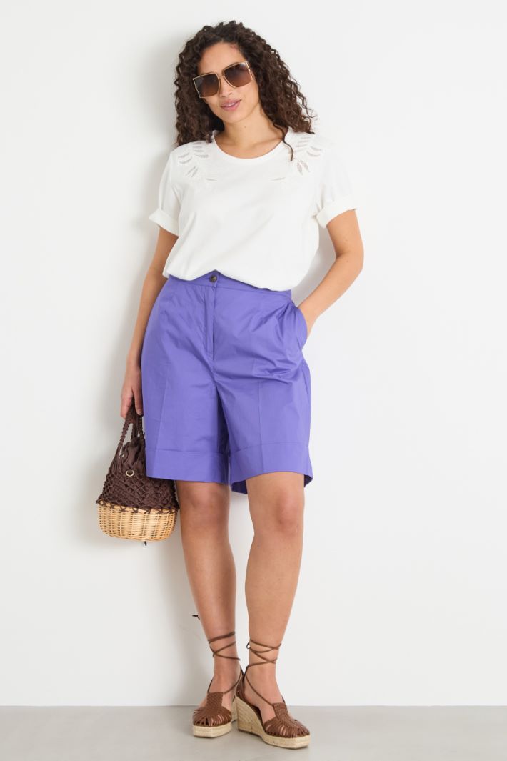 Poplin shorts Intrend