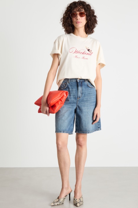 Shorts de denim Intrend
