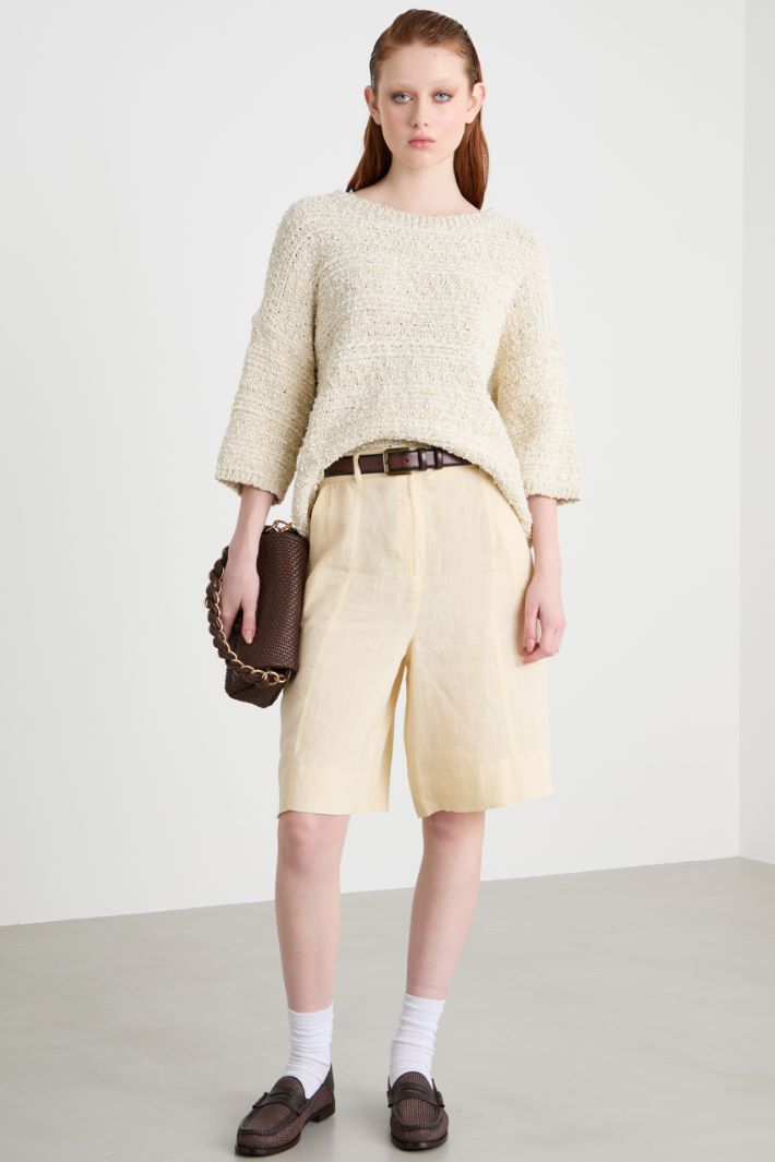 Linen Bermuda shorts Intrend