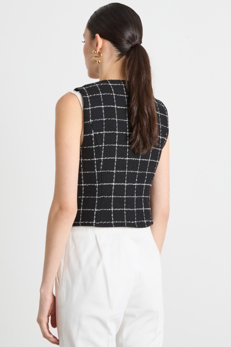 Gilet in stuoia stretch