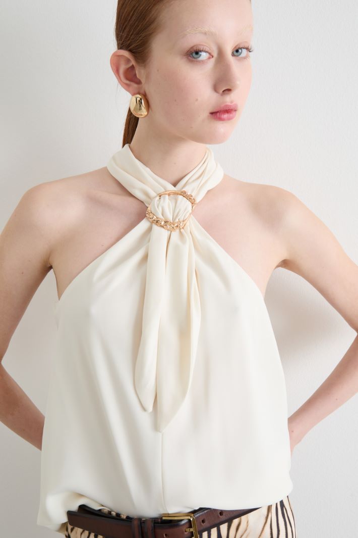 Lightweight satin top Intrend - 3