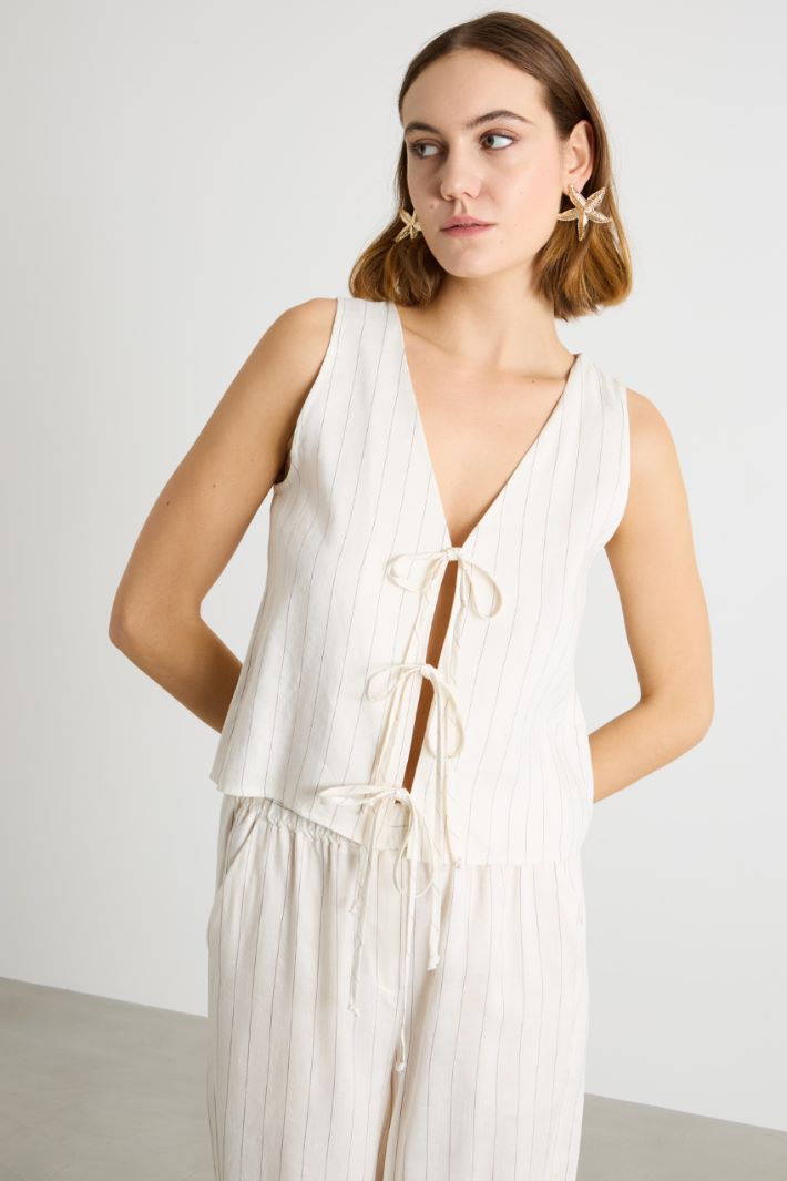 Tie-fastening top Intrend - 2