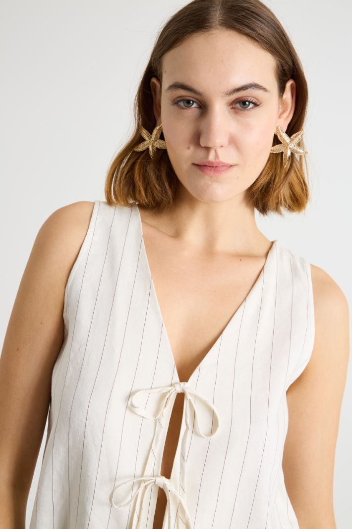 Tie-fastening top Intrend - 3