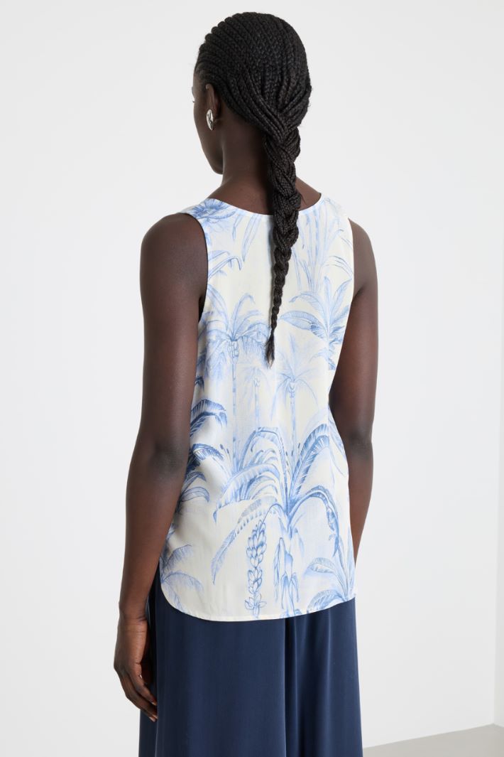 Top in crepe de chine Intrend - 4