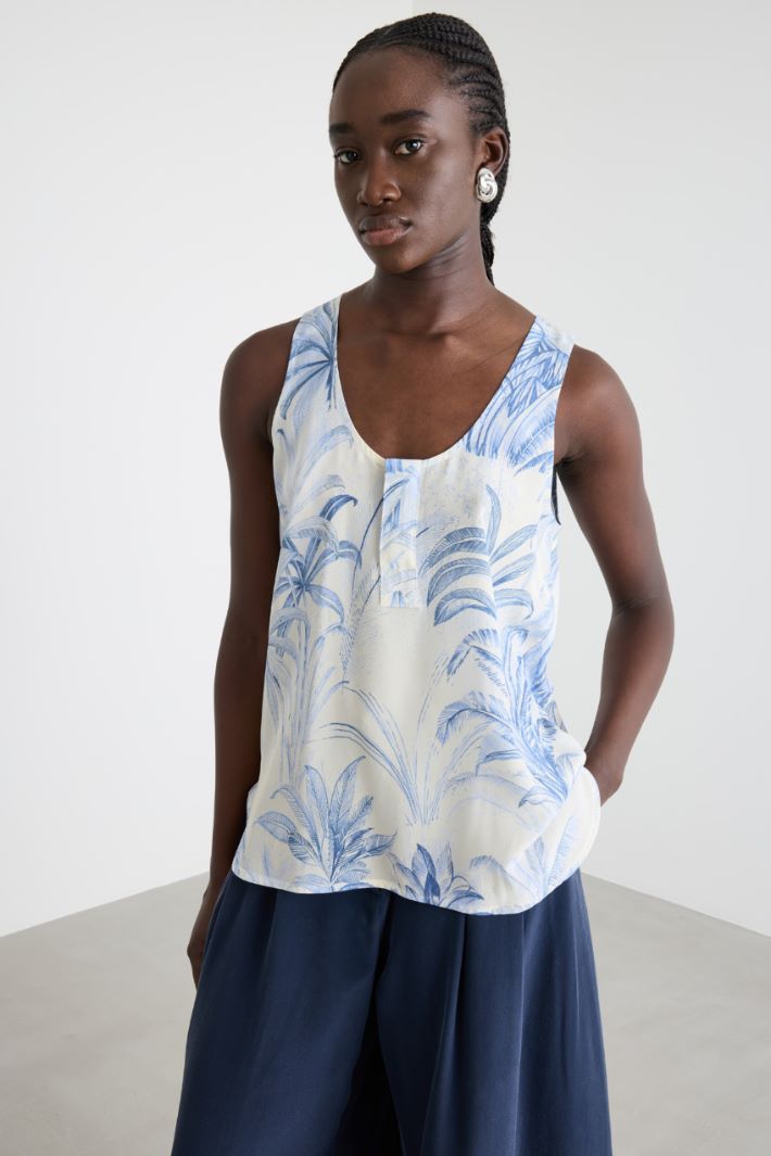 Top in crepe de chine Intrend - 2