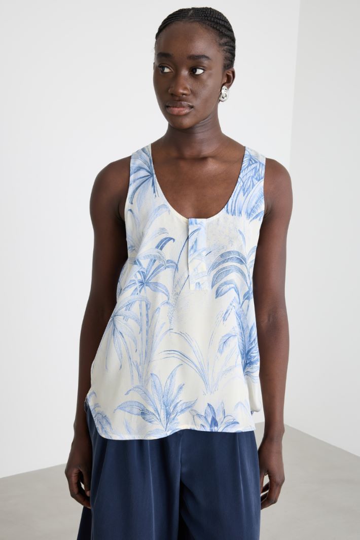 Top in crepe de chine Intrend - 3