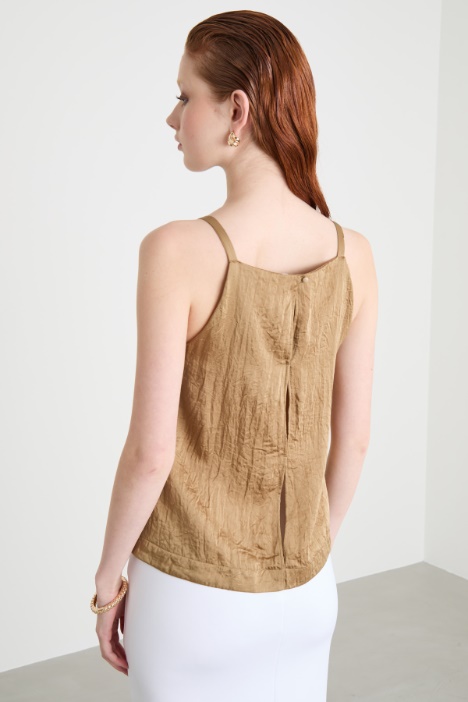 Top in twill