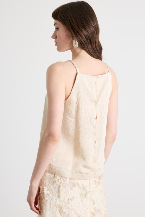 Top in twill