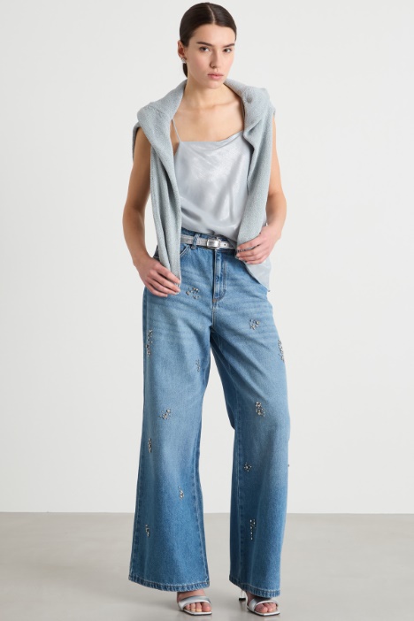 Top in chiffon laminato Intrend