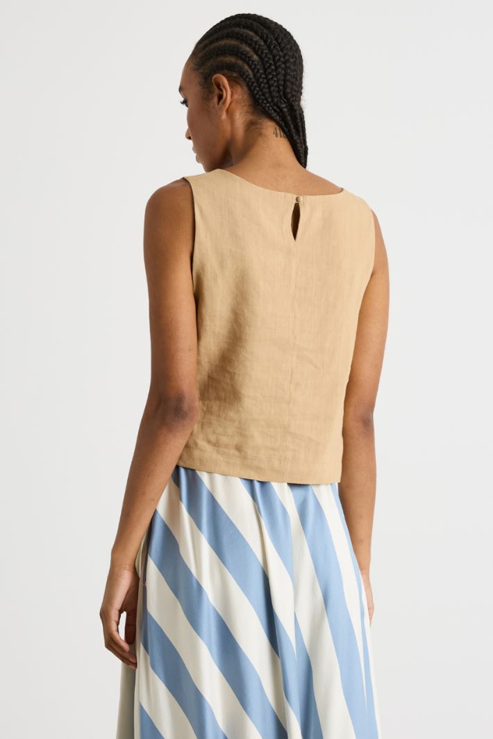 Square-neck boxy top Intrend - 4