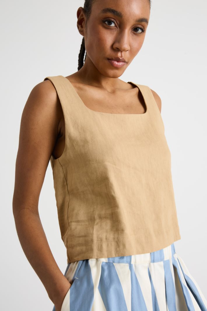 Square-neck boxy top Intrend - 3