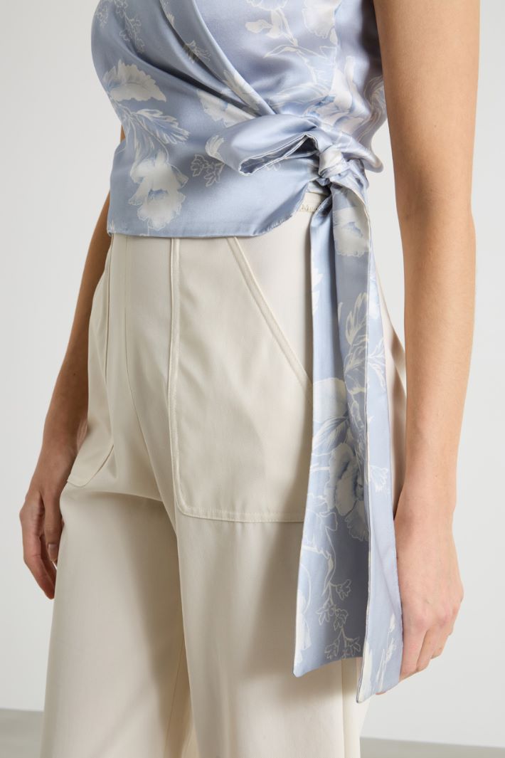 Satin wrap top Intrend - 3