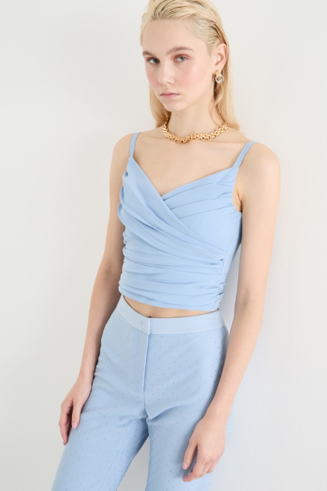 Fitted ruched top Intrend