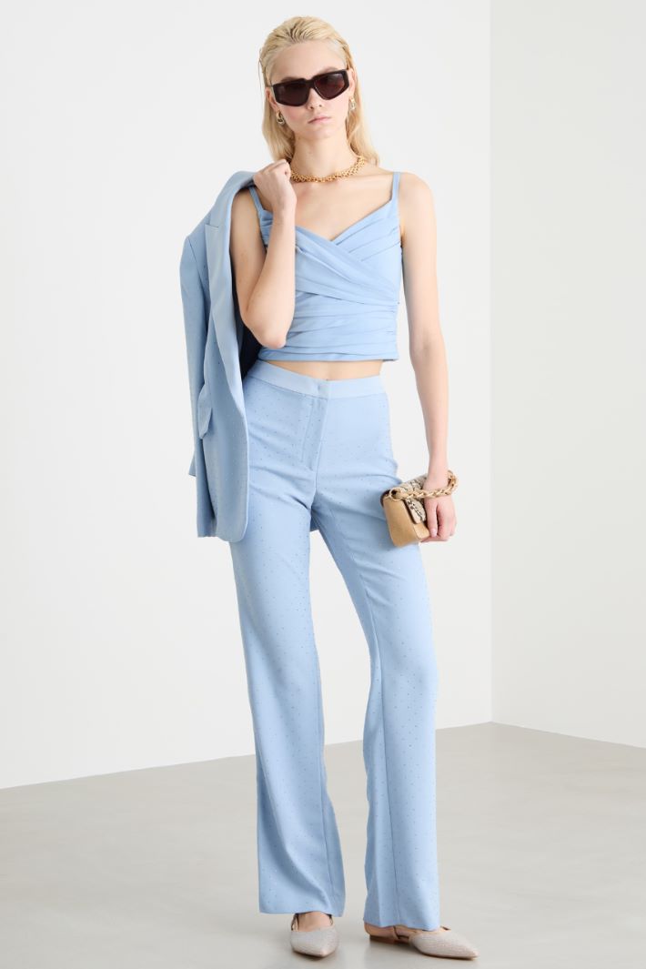 Fitted ruched top Intrend