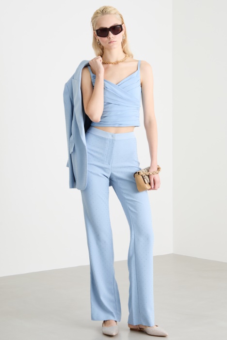 Fitted ruched top Intrend