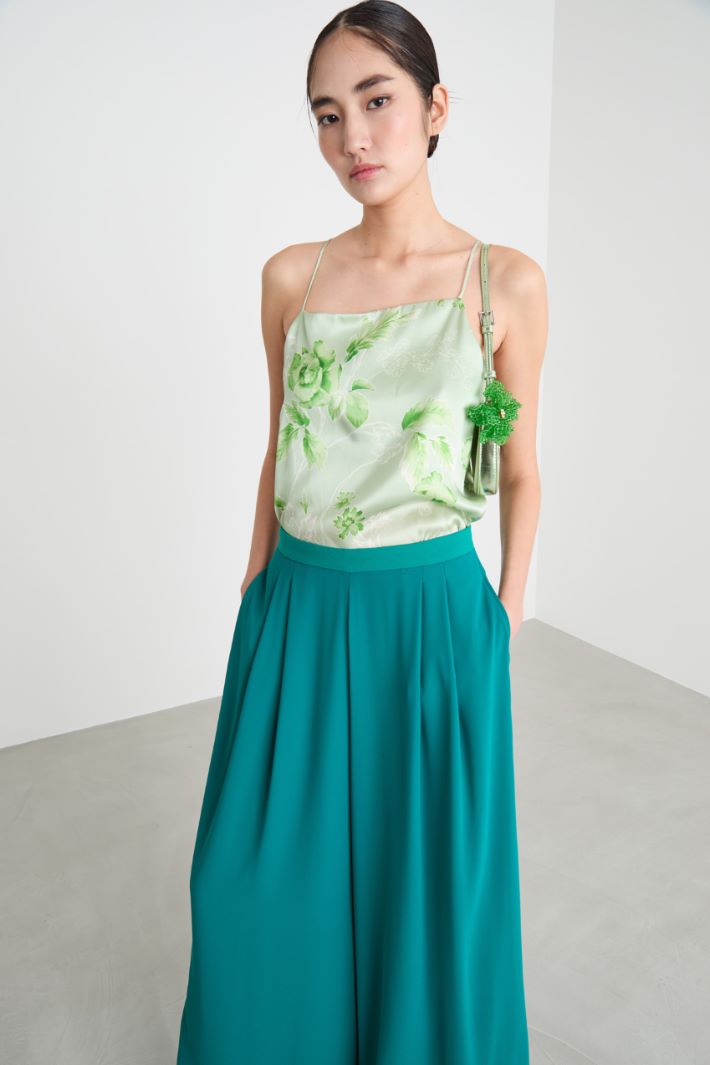 A-line silk top Intrend - 2