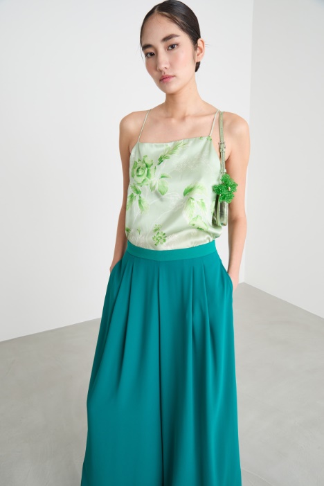 A-line silk top Intrend