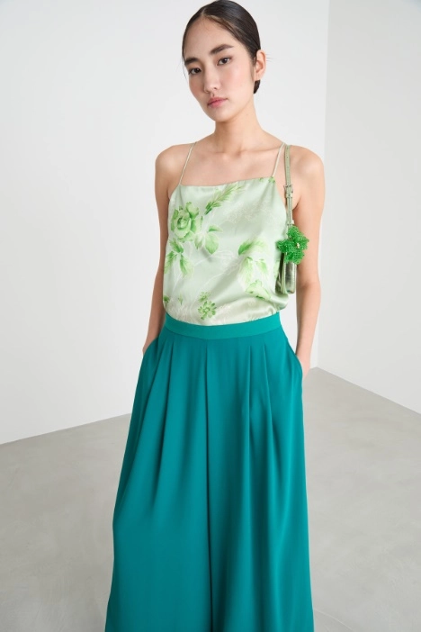 A-line silk top - Intrend
