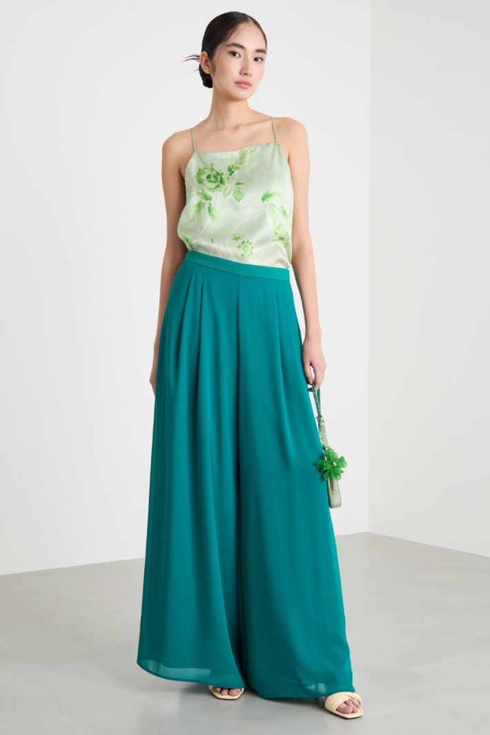 A-line silk top Intrend