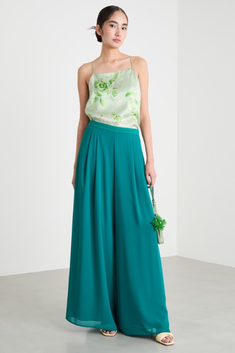 A-line silk top Intrend