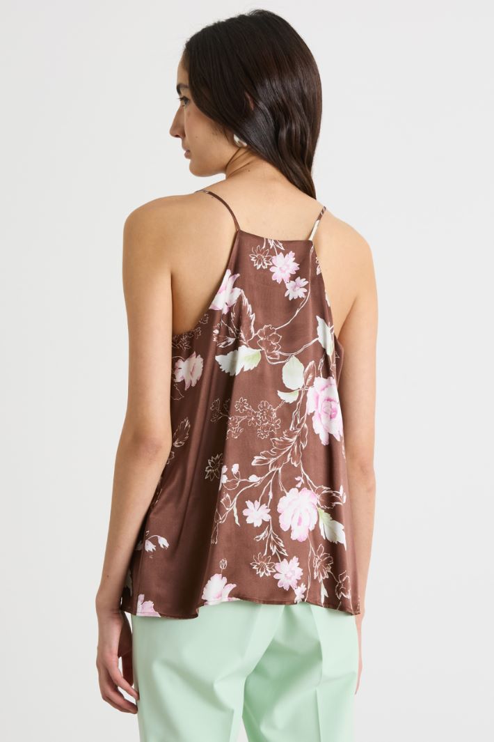A-line silk top Intrend - 4