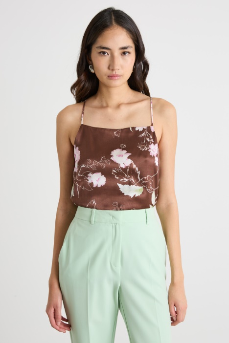 A-line silk top Intrend