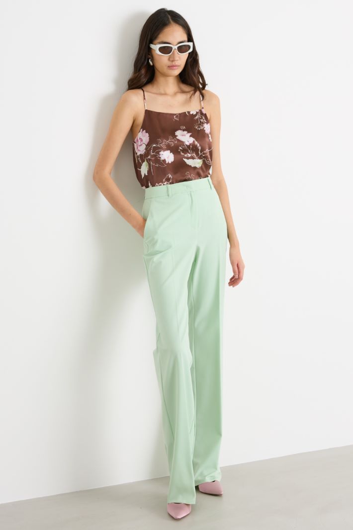 A-line silk top Intrend