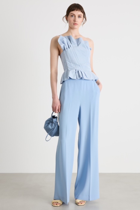 Top monospalla in taffeta Intrend