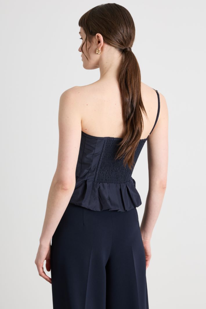 Top monospalla in taffeta Intrend - 4