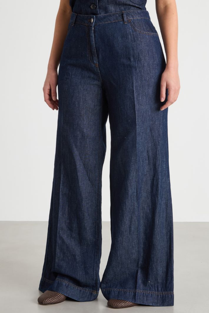 Jeans a palazzo Intrend - 2