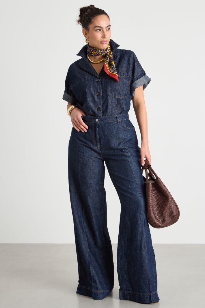 Jeans a palazzo Intrend