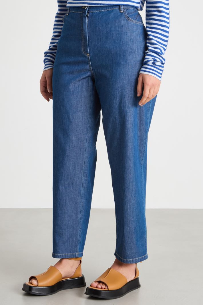 Elasticated-back jeans Intrend - 2