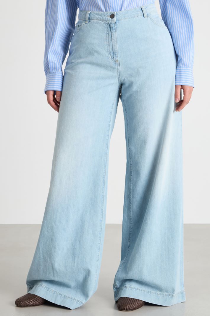 Jeans a palazzo Intrend - 2