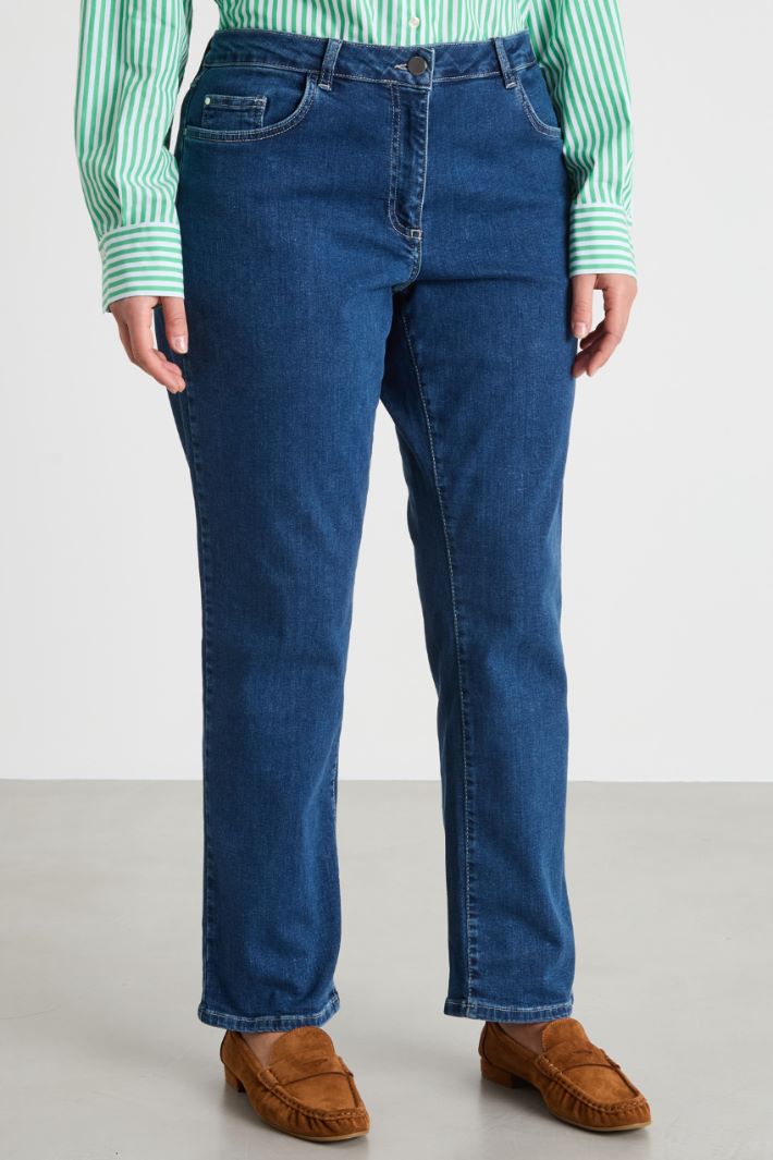 Jeans dritti con tasche Intrend - 2