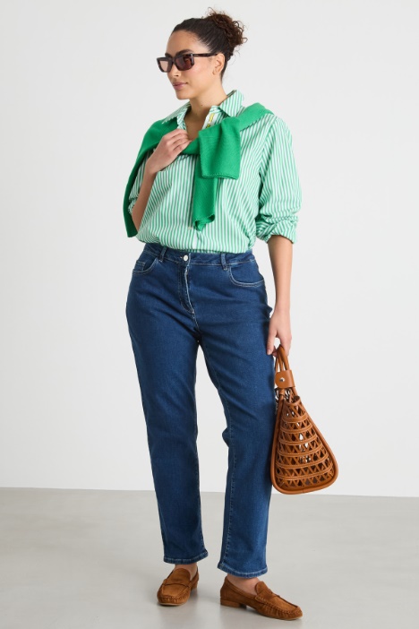 Jeans dritti con tasche Intrend