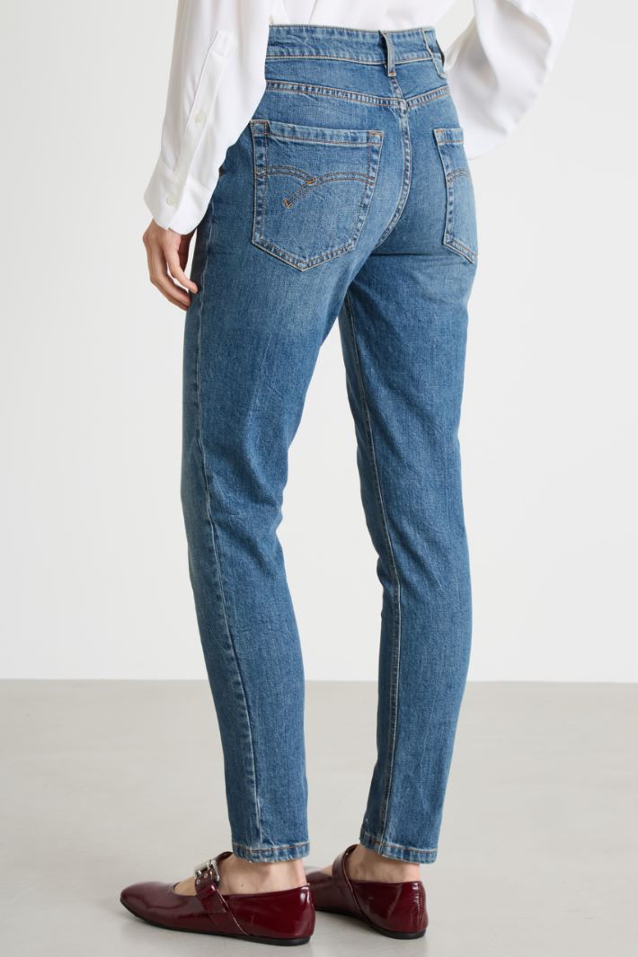 High-Waisted Skinny Jeans Intrend - 4