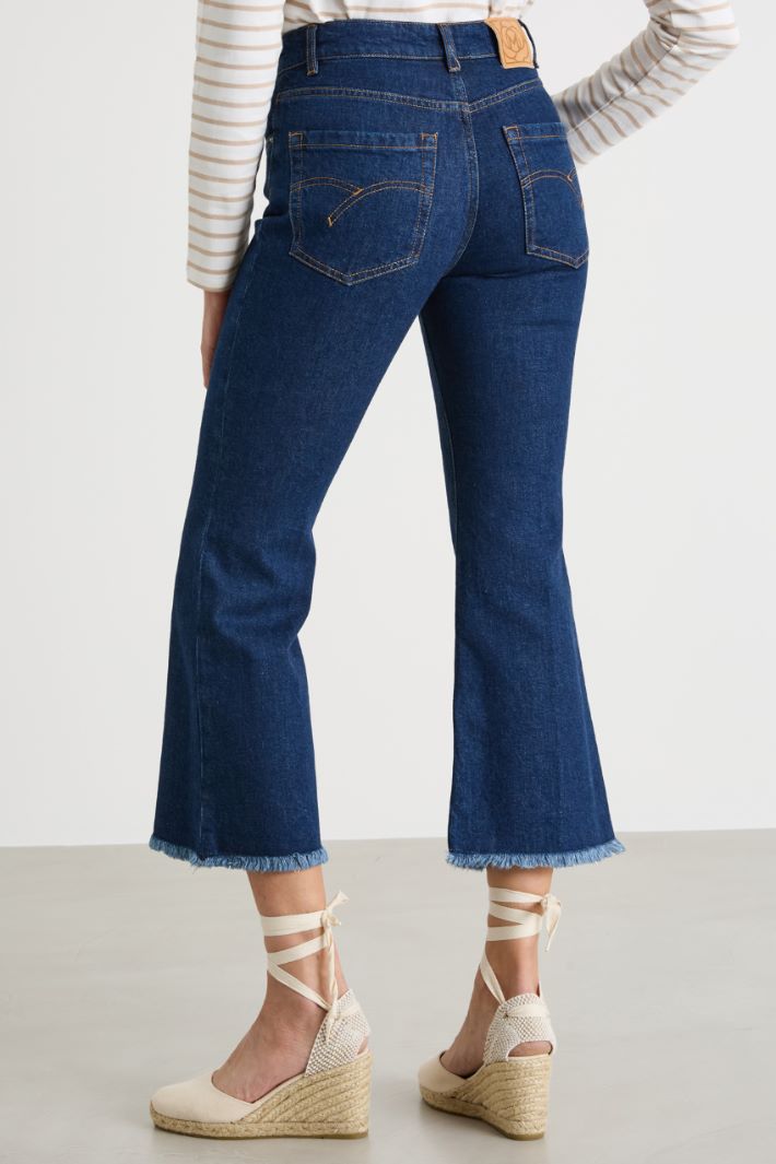 Cropped flared jeans Intrend - 4