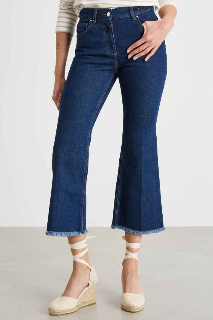 Cropped flared jeans Intrend - 2