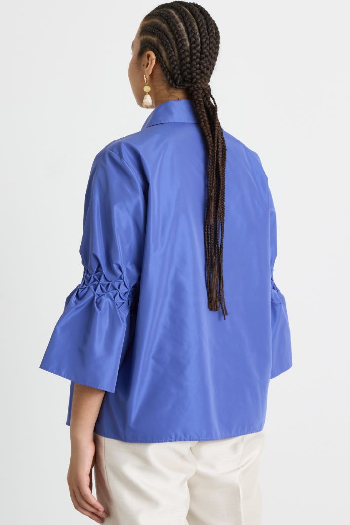 Blusa de tafetán Intrend - 4