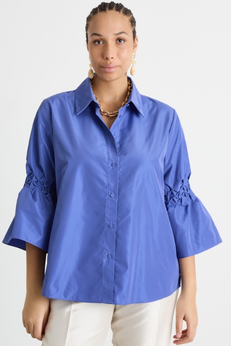 Blusa de tafetán Intrend