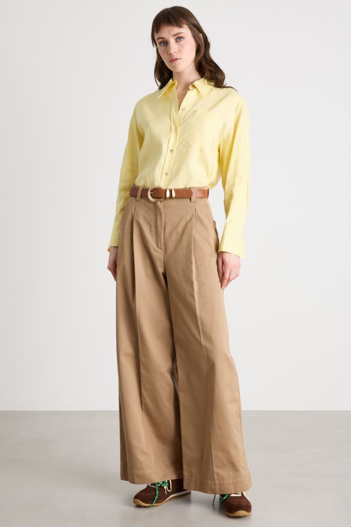 Flowing asymmetric shirt Intrend