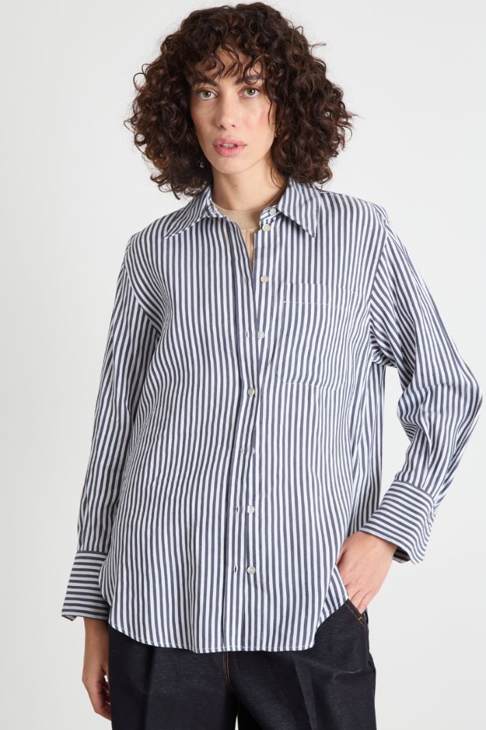 Flowing asymmetric shirt Intrend - 2