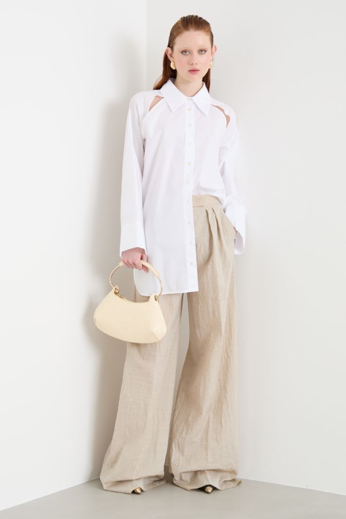 Oversized poplin shirt Intrend