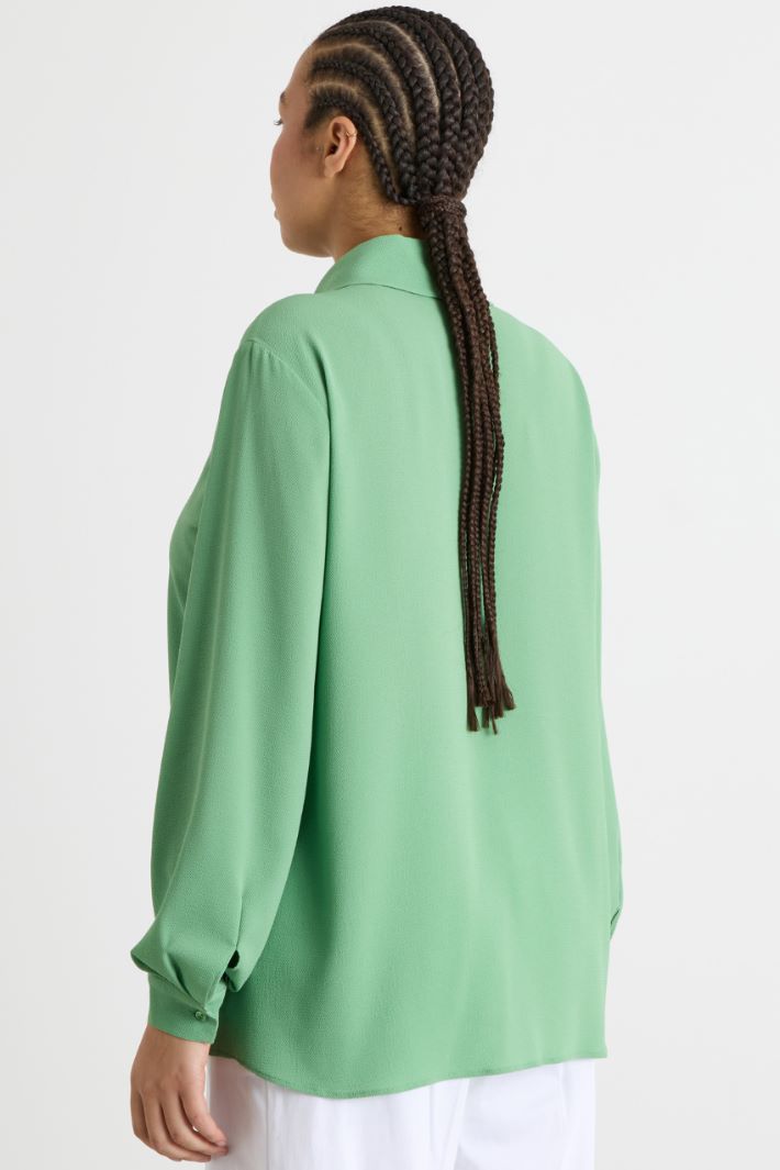 Camicia fluida con fondo arrotondato Intrend - 4