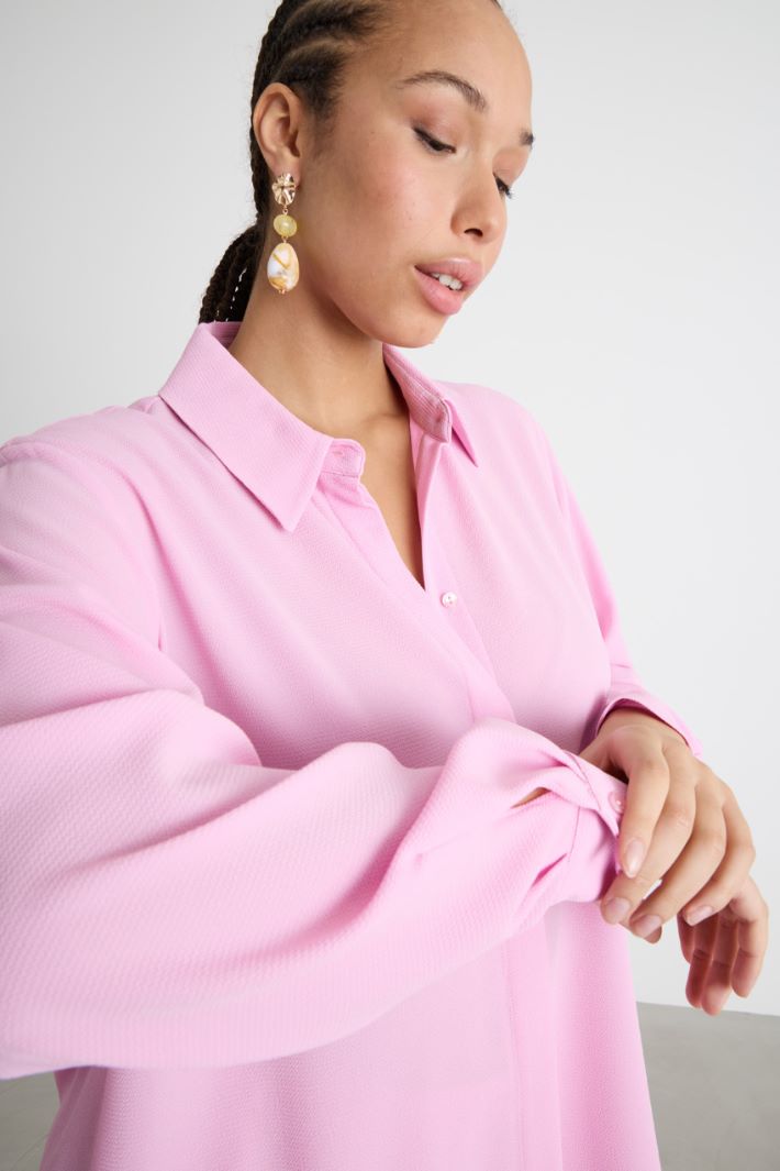 Camicia fluida con fondo arrotondato Intrend - 3