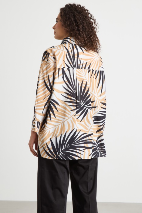 Casacca in mussola stampata