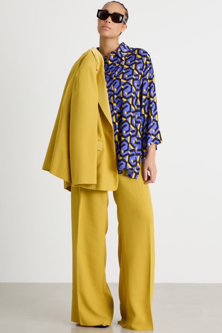 Casacca in raso stampato Intrend