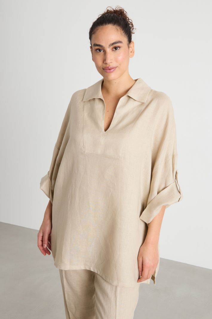 Boxy tab-sleeve tunic Intrend - 2