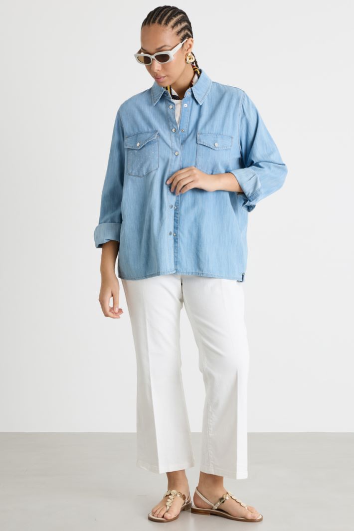 Camicia con strass Intrend