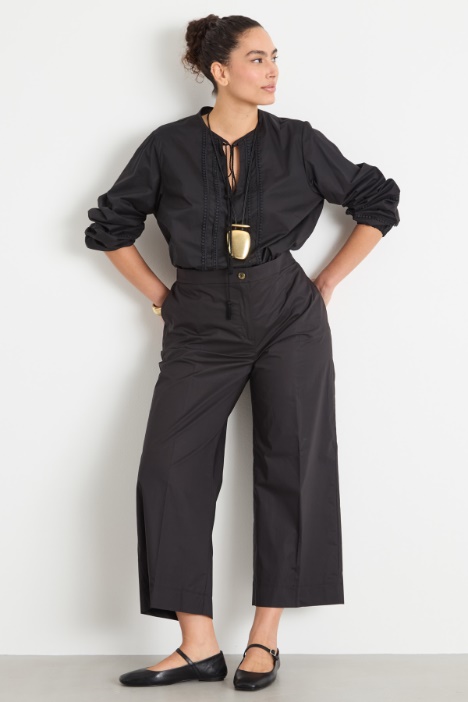 Macramé trim tunic Intrend